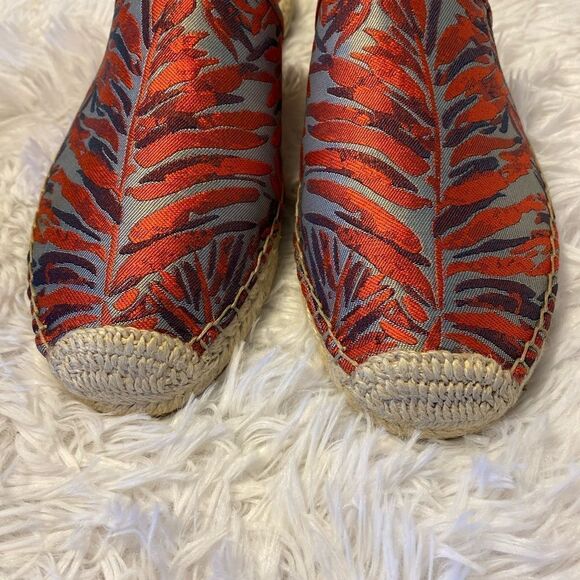 Marc Fisher New With Box Sz 8 1/2 Espadrille Slip On Colorful - Picture 10 of 11